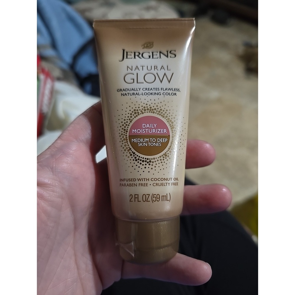 Jergens Natural Glow Daily Moisturizer Medium To Deep Skin Tones 2 Fl Oz New